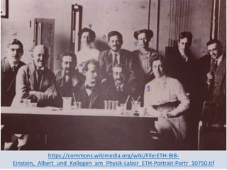 https://commons.wikimedia.org/wiki/File:ETH-BIB-
Einstein,_Albert_und_Kollegen_am_Physik-Labor_ETH-Portrait-Portr_10750.tif
 