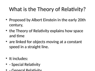 Einstein S Theory Space Time Beyond Pptx