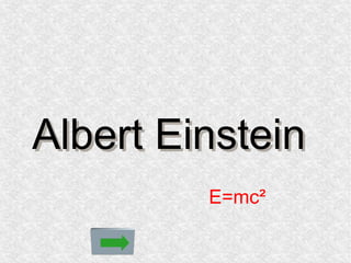 Albert EinsteinAlbert Einstein
E=mc²
 