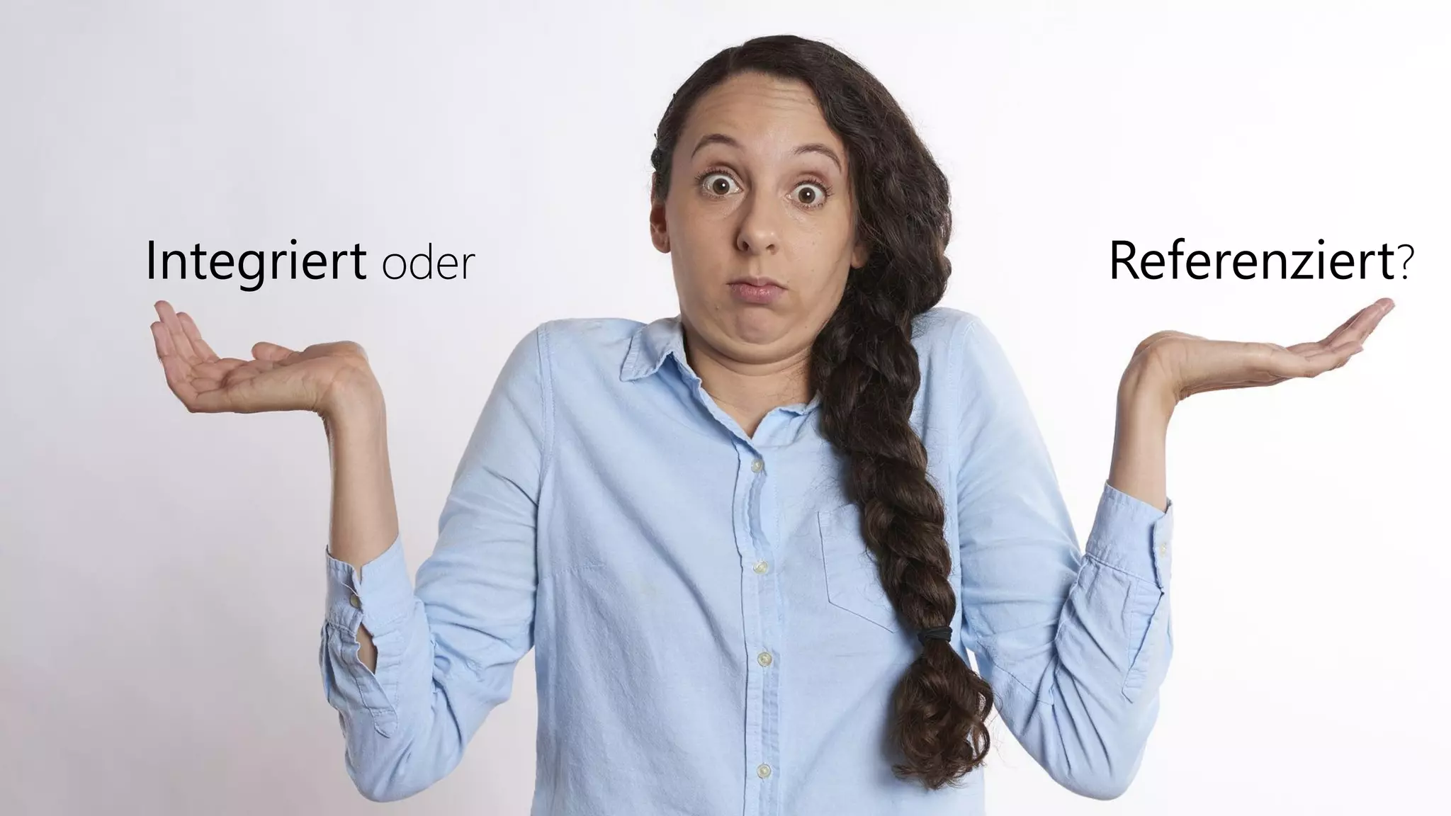 Integriert oder Referenziert?
 