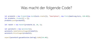 Was macht der folgende Code?
 