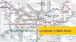 Londoner U-Bahn Karte
 