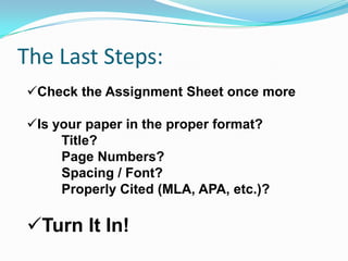Integrating Source Material | PPTX
