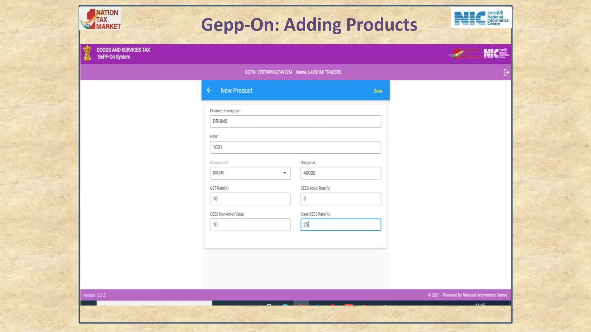 Gepp-On: Adding Products
 