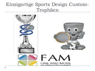 Einzigartige Sports Design Custom-
Trophäen
 