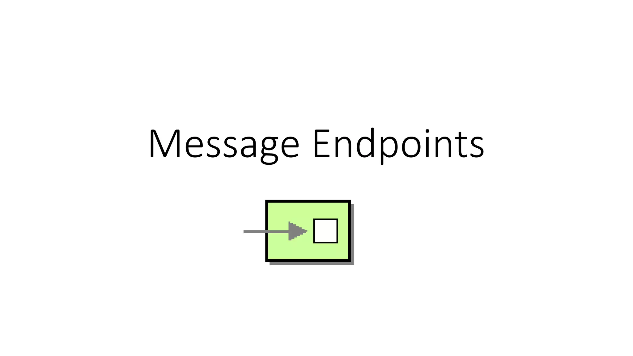 Message Endpoints
 