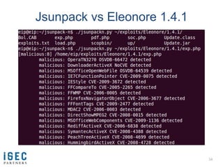 Jsunpack vs Eleonore 1.4.1




                             34
 