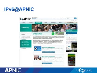IPv6@APNIC
 