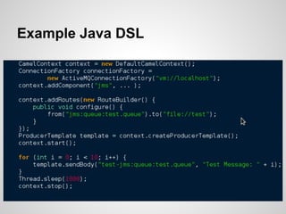 Example Java DSL
 