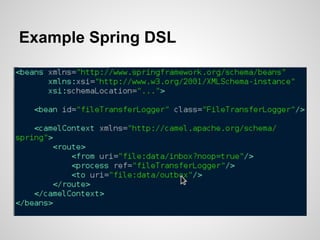 Example Spring DSL
 