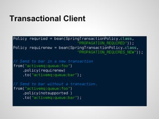 Transactional Client
 