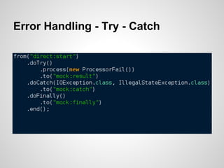 Error Handling - Try - Catch
 