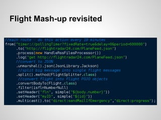 Flight Mash-up revisited
 