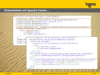 Einkaufsliste mit Apache Camel… 