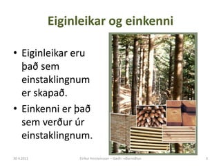 Eiríkur þorsteinsson 28.04.11 Slide 3