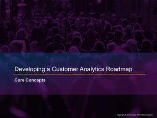 Copyright © 2015 Earley Information Science3 Copyright © 2015 Earley Information Science
Developing a Customer Analytics Roadmap
Core Concepts
 