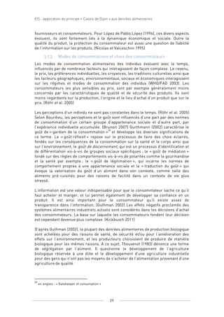 EIS : application du principe « Cassis de Dijon » aux denrées alimentaires
!
29
!
! !
fournisseurs et consommateurs. Pour ...