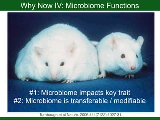 Evolution of microbiomes and the evolution of the study and politics of microbiomes  (or, how can something be both ridiculously overhyped and horrifically under-appreciated) Slide 9