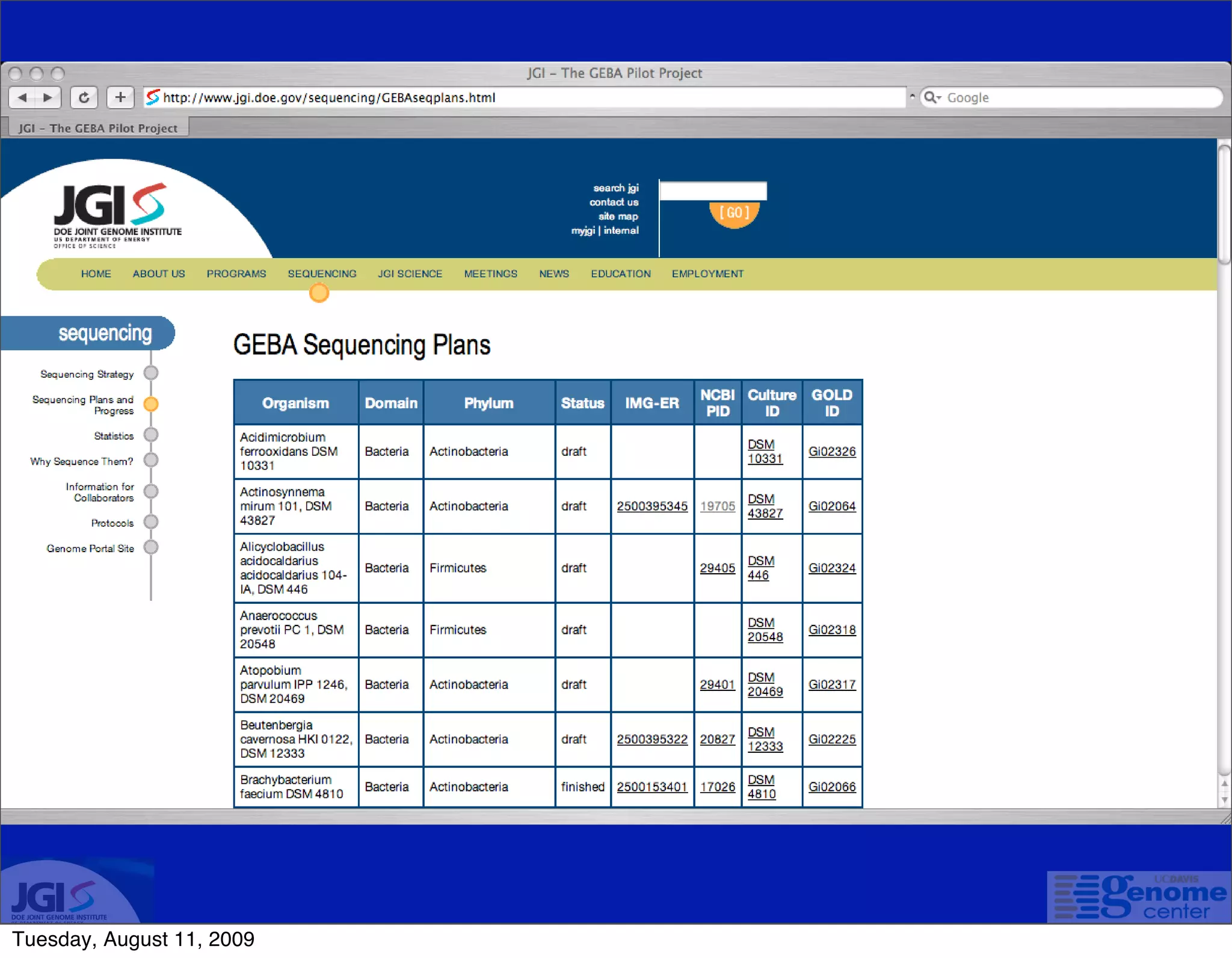 Tuesday, August 11, 2009
 