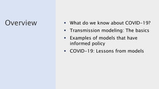 Epidemiology of Pandemics: How Mathematical Modeling Informs Public ...