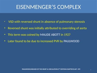 Pvr Complex EISENMENGER SYNDROME- DR SANDEEP R (1).ppsx