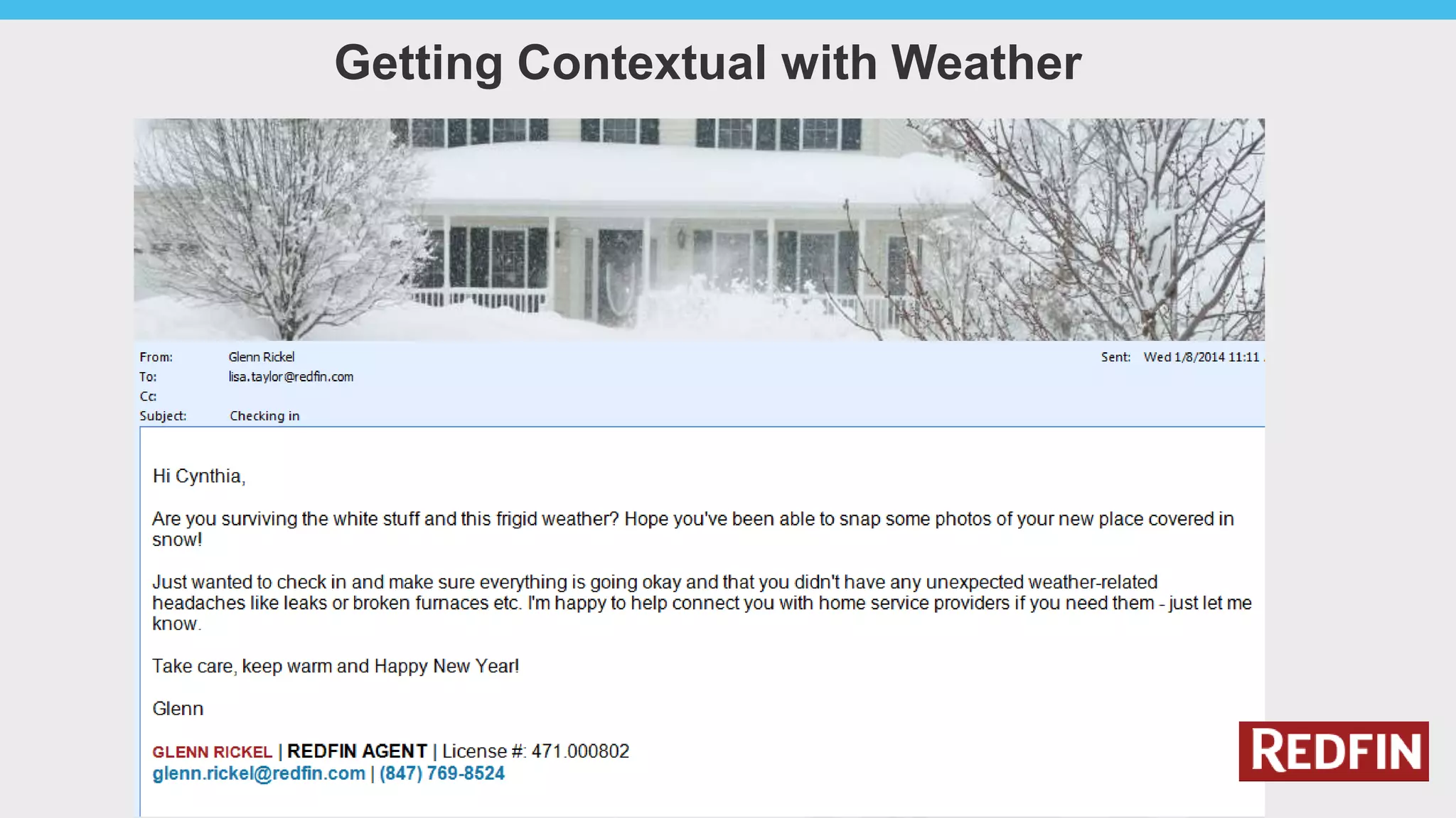 Getting Contextual with Weather
 