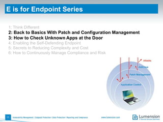 E is for Endpoint II: How to Implement the Vital Layers to Protect Your ...