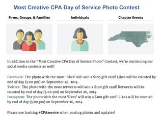 Most Creative CPA Day of Service Photo Contest
 
