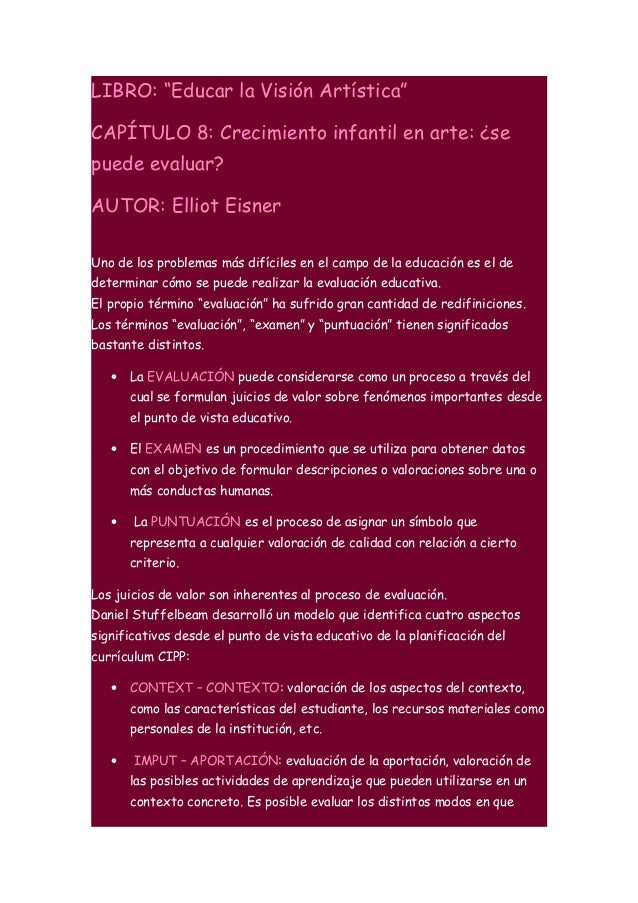 Educar La Vision Artistica Eisner Pdf