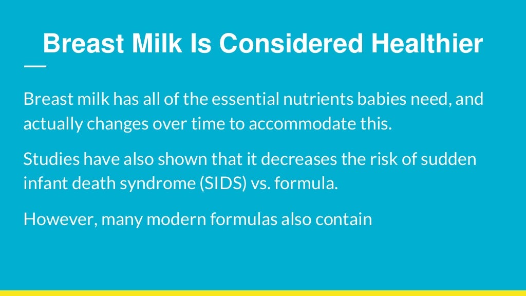 Breastfeeding Vs. Bottle Feeding Pros And Cons