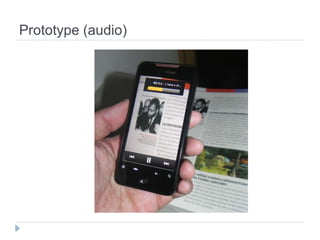 Prototype (audio)
 