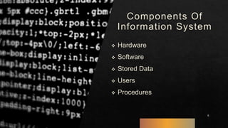 Eis & types of information system | PPTX