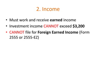 Earned Income Tax Credit (EITC) | PPTX