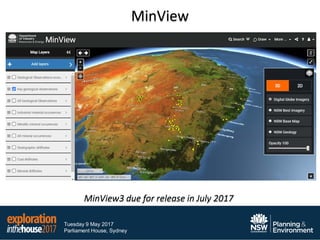 Tuesday 9 May 2017
Parliament House, Sydney
MinView
MinView3 due for release in July 2017
 