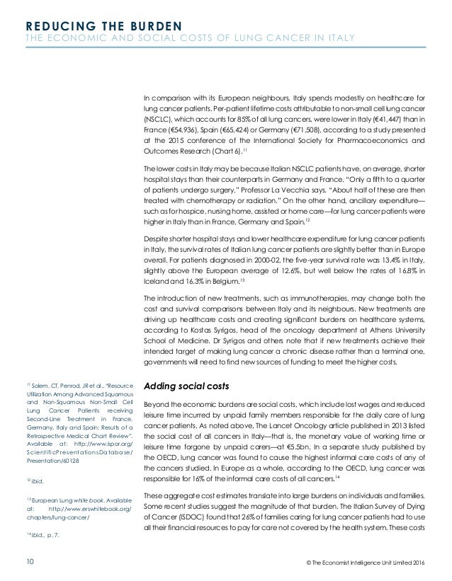 lung cancer essay