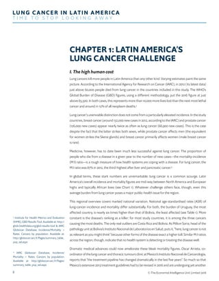 Lung cancer in Latin America: Time to stop looking away | PDF
