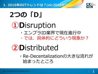 OpenID ConnectとSCIMのエンタープライズ利用ガイドについて - OpenID Foundation Japan EIWG発表会 2016