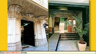 Casa Frederic Vallet Xiro II. Entrada.
 