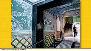 Casa Frederic Vallet Xiro II. Vestíbul.
 