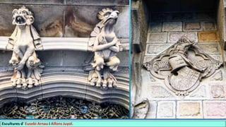 Escultures d' Eusebi Arnau i Alfons Juyol.
 