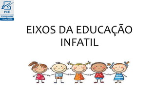 EIXOS DA EDUCAÇÃO
INFATIL
 