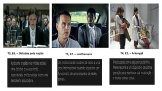 T4, E2. – Arkangel
T5, E2. – smithereens
T3, E6. – Odiados pela nação
 