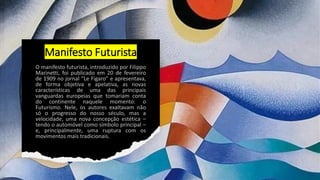 Manifesto Futurista
 