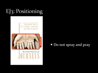 Do not spray and pray 