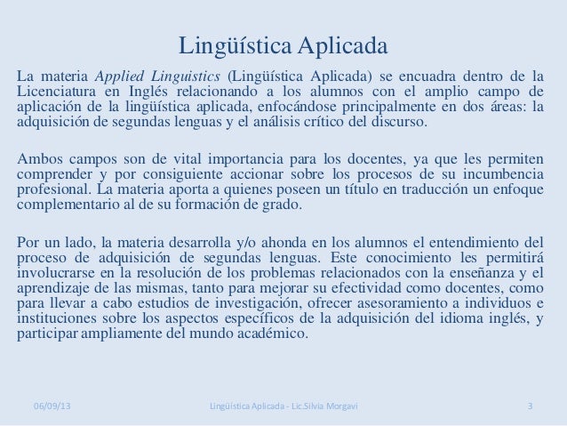 Licenciatura En Linguistica