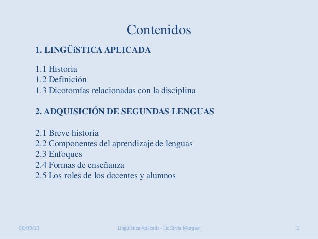 Estudios De Lingstica Aplicada A La Enseanza Del Ingls