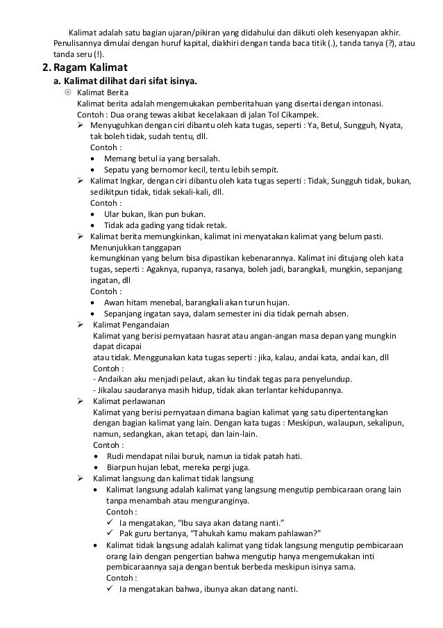 Ejaan, Diksi, Kalimat, dan Paragraf Bahasa Indonesia