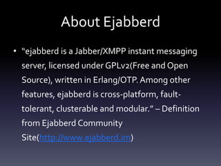 Ejabberd installation configuration | PPTX