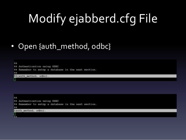 Open .cfg File Open .cfg File