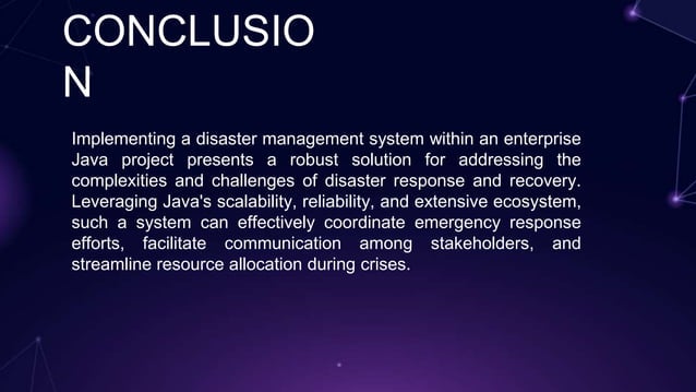 Presentation Disaster Management System Pptx